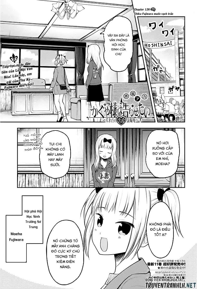 Kaguya-Sama Wa Kokurasetai – Tensai-Tachi No Renai Zunousen Chapter 126 - Trang 2