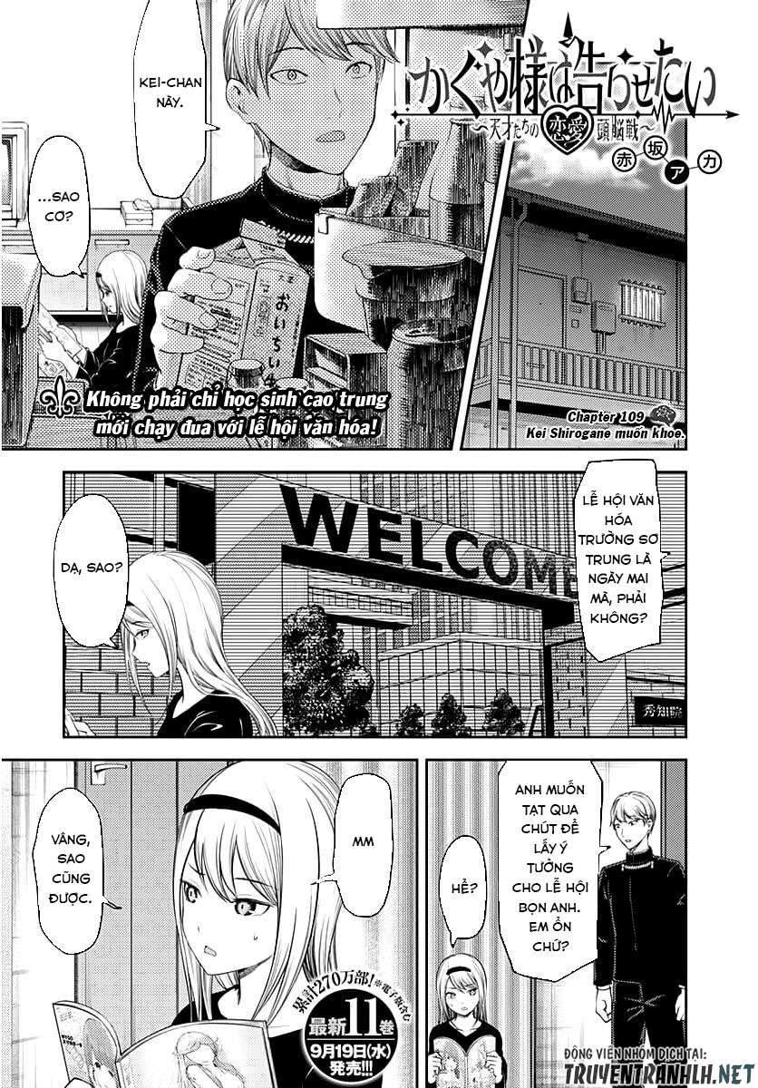 Kaguya-Sama Wa Kokurasetai – Tensai-Tachi No Renai Zunousen Chapter 119 - Trang 2