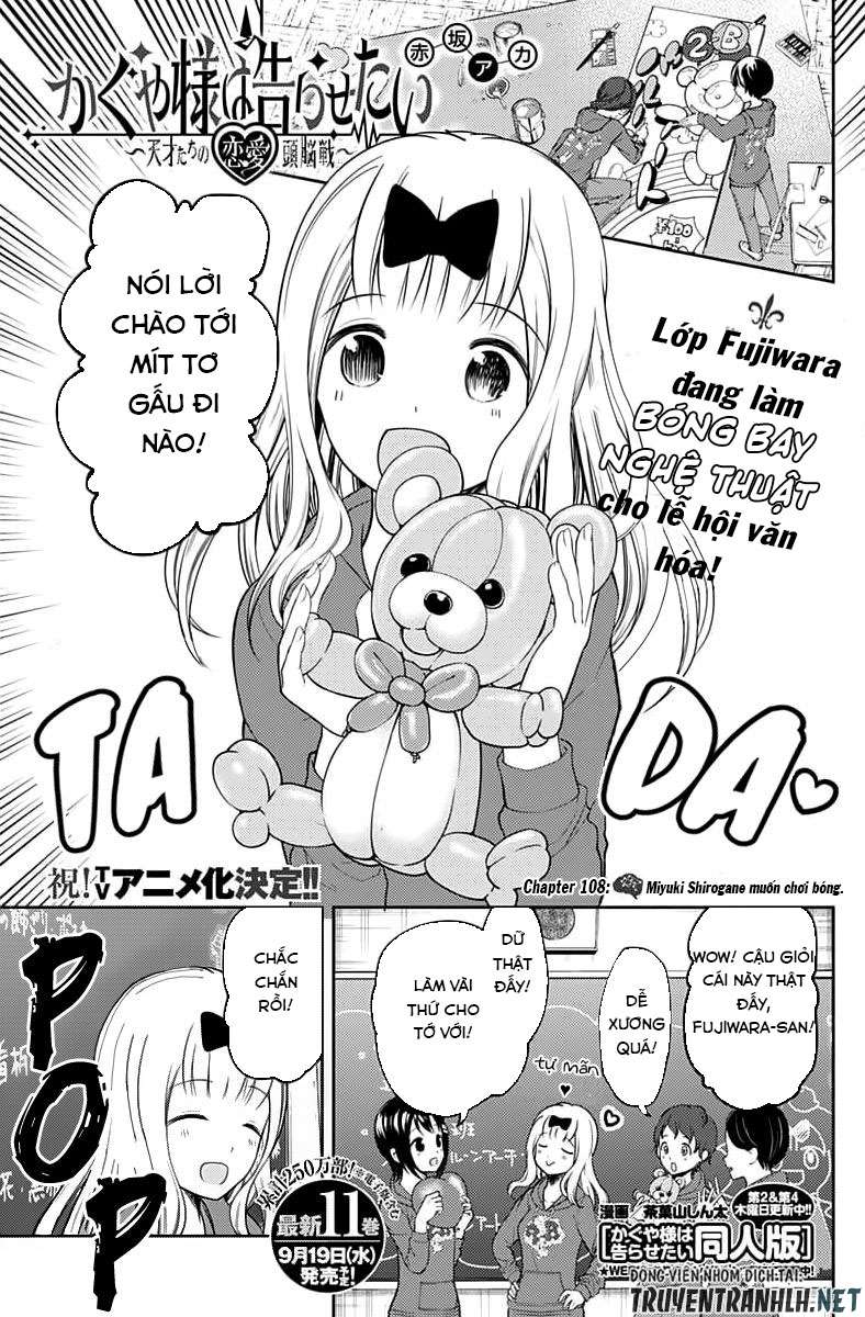 Kaguya-Sama Wa Kokurasetai – Tensai-Tachi No Renai Zunousen Chapter 118 - Trang 2