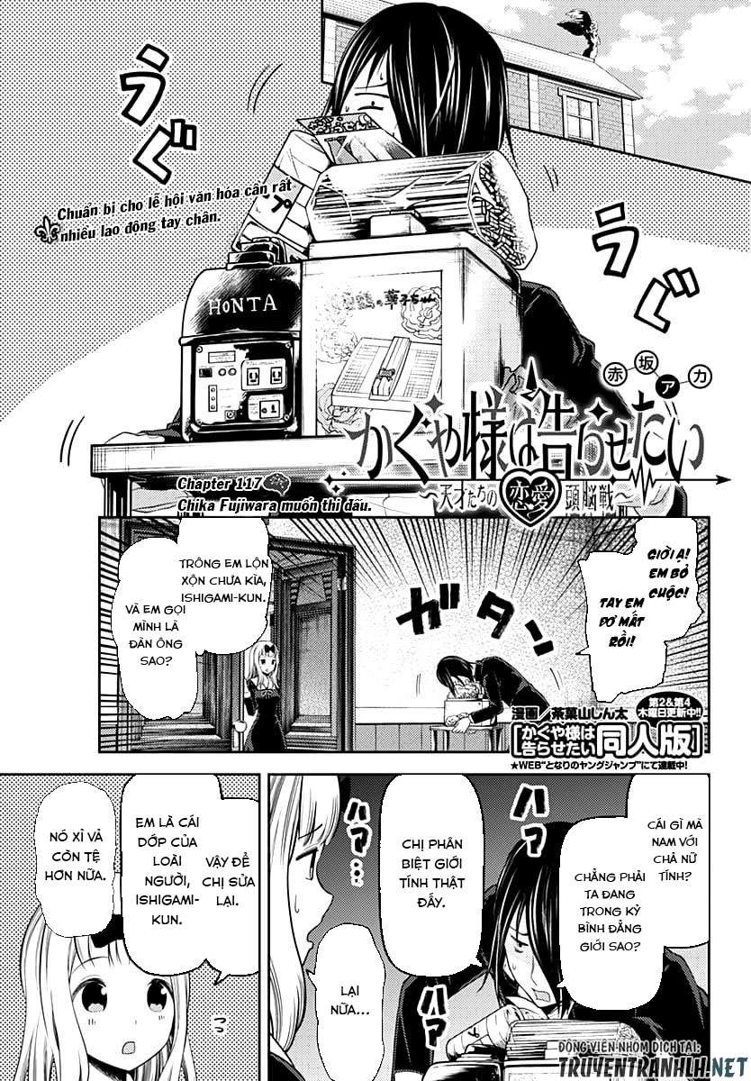 Kaguya-Sama Wa Kokurasetai – Tensai-Tachi No Renai Zunousen Chapter 117 - Trang 2