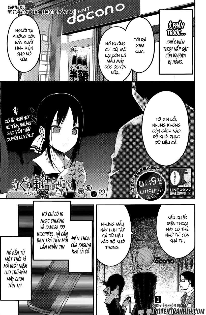 Kaguya-Sama Wa Kokurasetai – Tensai-Tachi No Renai Zunousen Chapter 101 - Trang 2