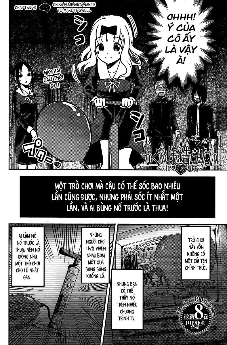 Kaguya-Sama Wa Kokurasetai – Tensai-Tachi No Renai Zunousen Chapter 91 - Trang 2