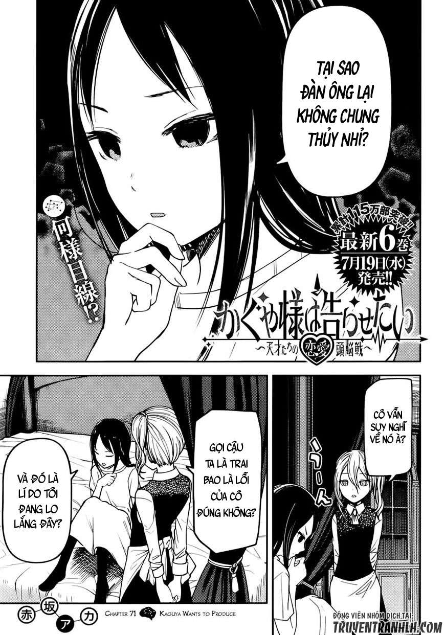 Kaguya-Sama Wa Kokurasetai – Tensai-Tachi No Renai Zunousen Chapter 71 - Trang 2