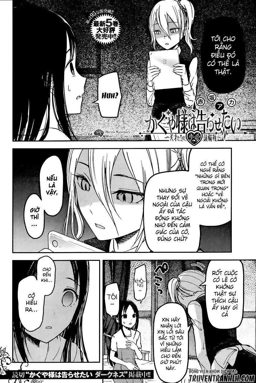 Kaguya-Sama Wa Kokurasetai – Tensai-Tachi No Renai Zunousen Chapter 64 - Trang 2