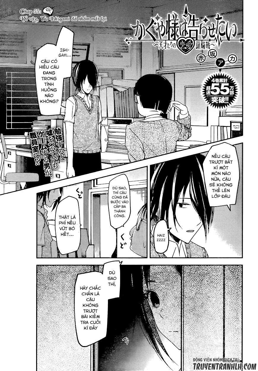 Kaguya-Sama Wa Kokurasetai – Tensai-Tachi No Renai Zunousen Chapter 55 - Trang 2