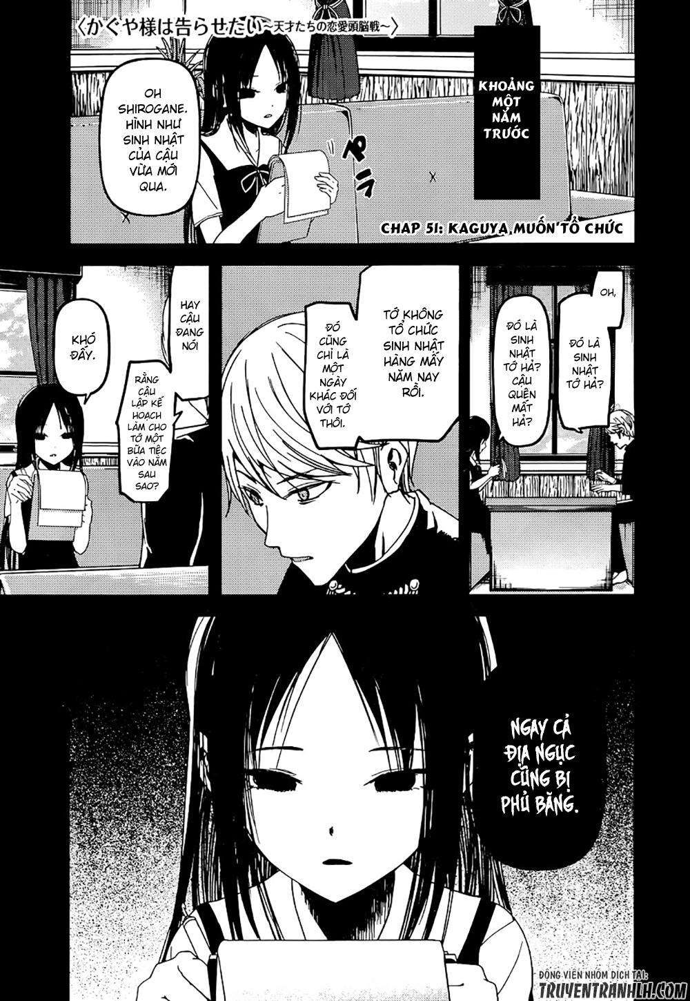 Kaguya-Sama Wa Kokurasetai – Tensai-Tachi No Renai Zunousen Chapter 51 - Trang 2