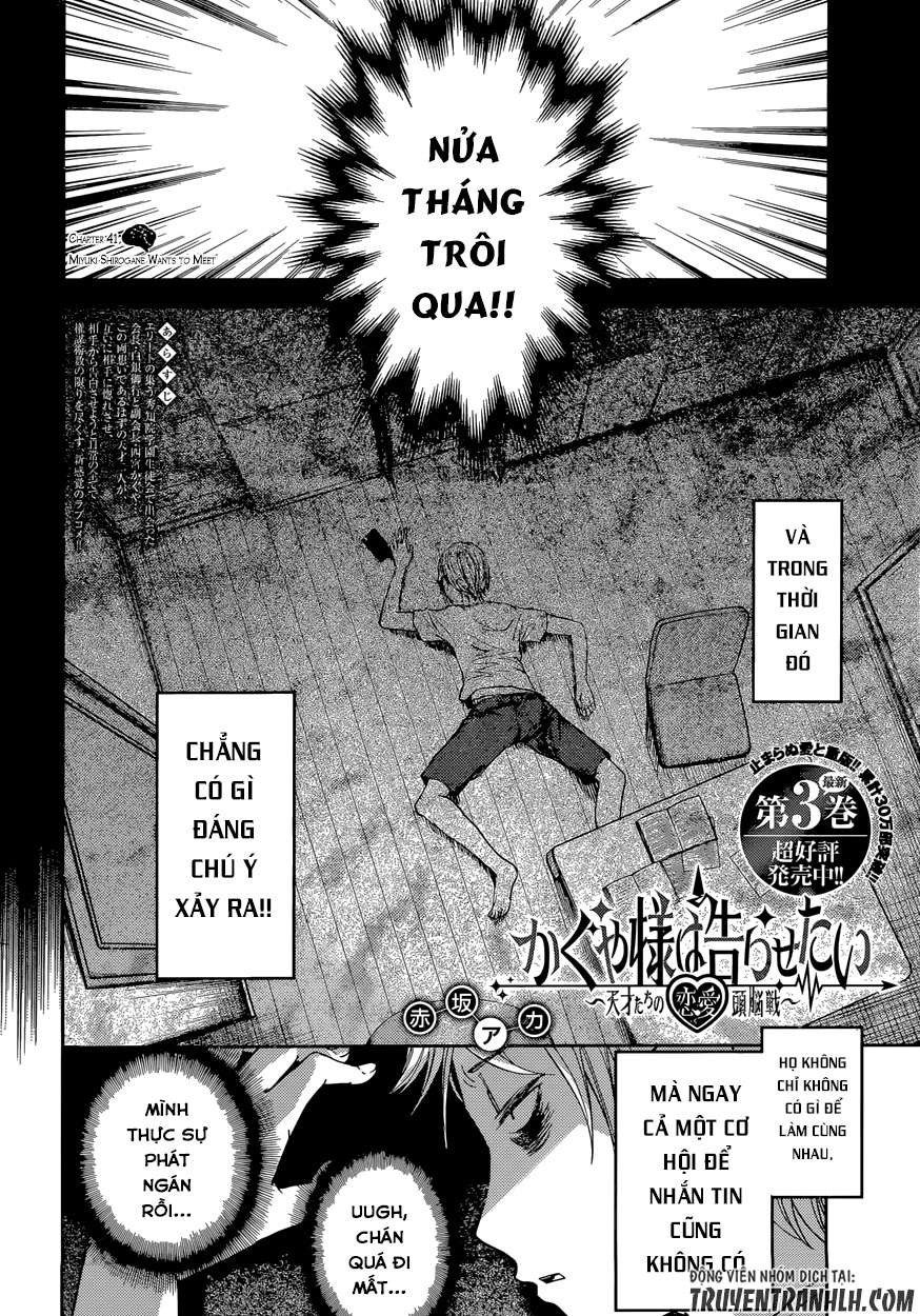 Kaguya-Sama Wa Kokurasetai – Tensai-Tachi No Renai Zunousen Chapter 41 - Trang 2