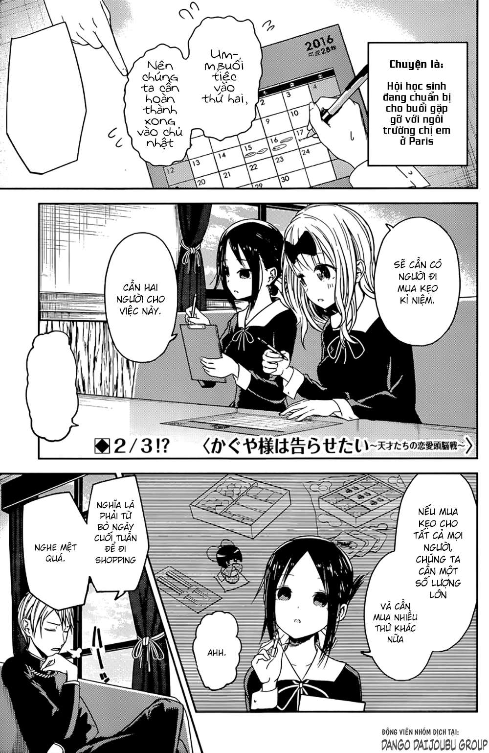 Kaguya-Sama Wa Kokurasetai – Tensai-Tachi No Renai Zunousen Chapter 18 - Trang 2