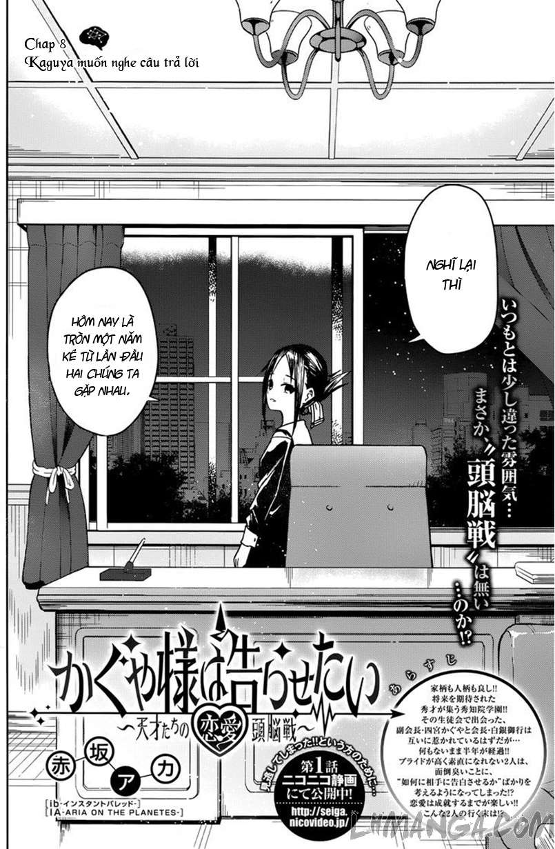 Kaguya-Sama Wa Kokurasetai – Tensai-Tachi No Renai Zunousen Chapter 8 - Trang 2