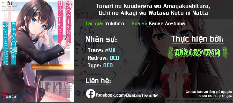 Tonari No Kuuderera O Amayakashitara, Uchi No Aikagi O Watasu Koto Ni Natta Chapter 4 - Trang 2