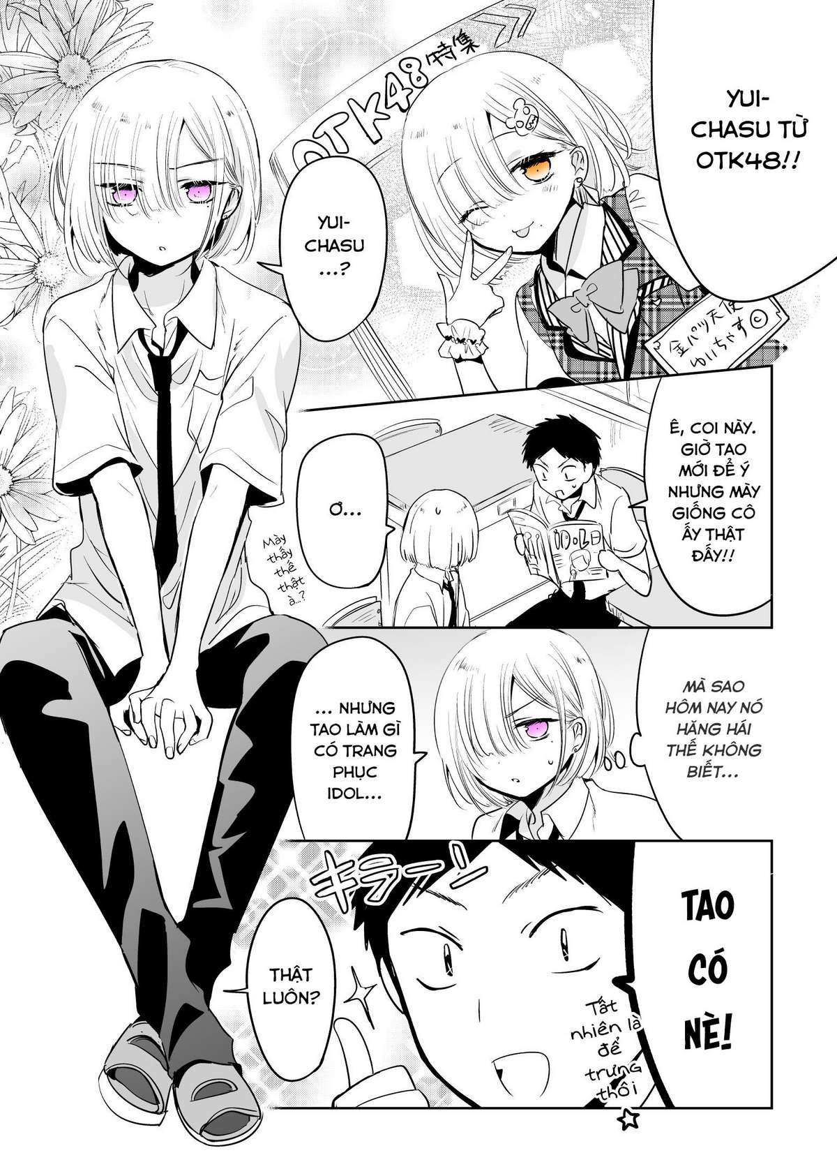 Tomodachi Ga Sukato Wa Kita Itte Itte Kita Chapter 6 - Trang 2