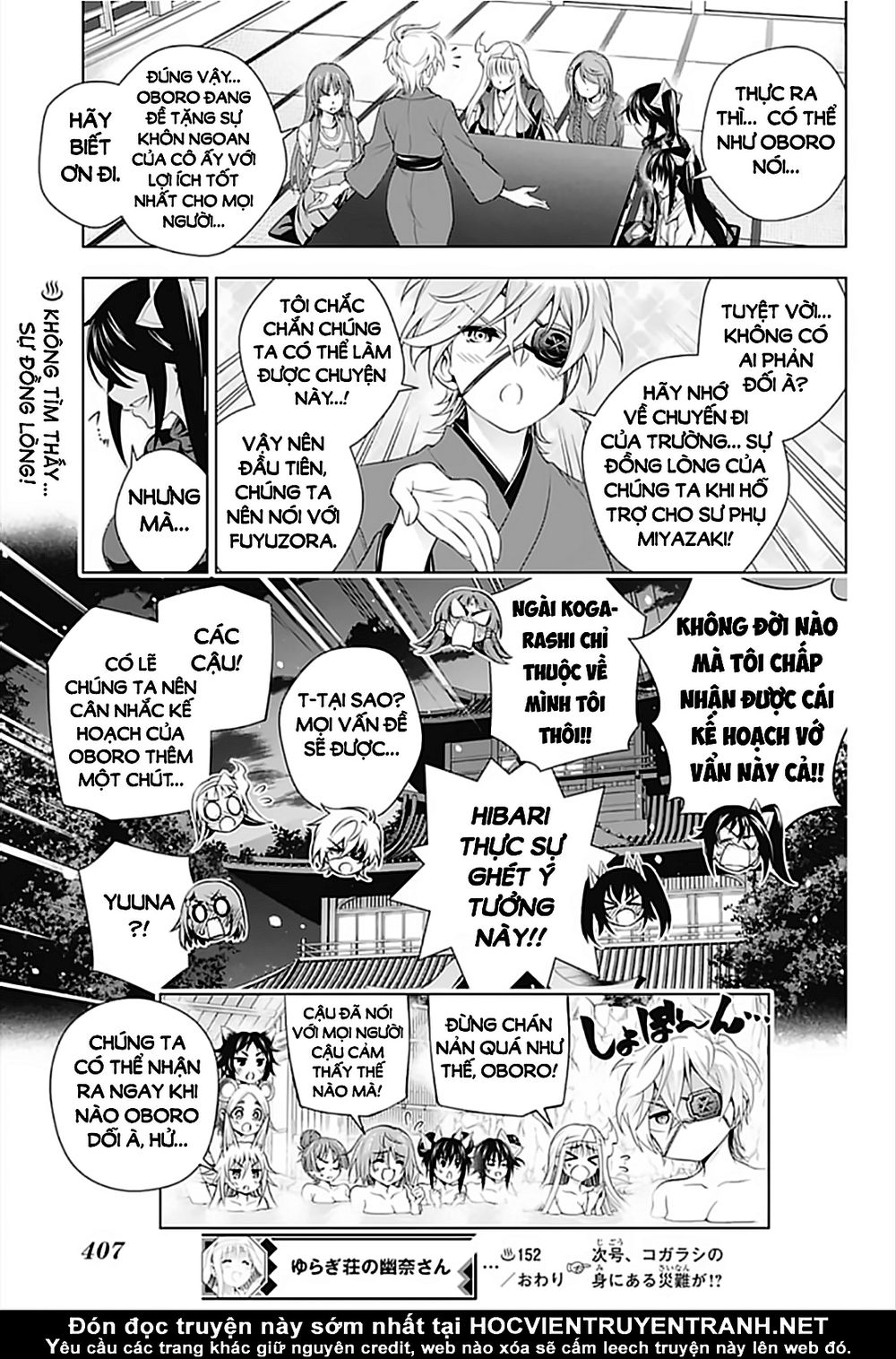 Yuragi-Sou No Yuuna-San Chapter 152 - Trang 2