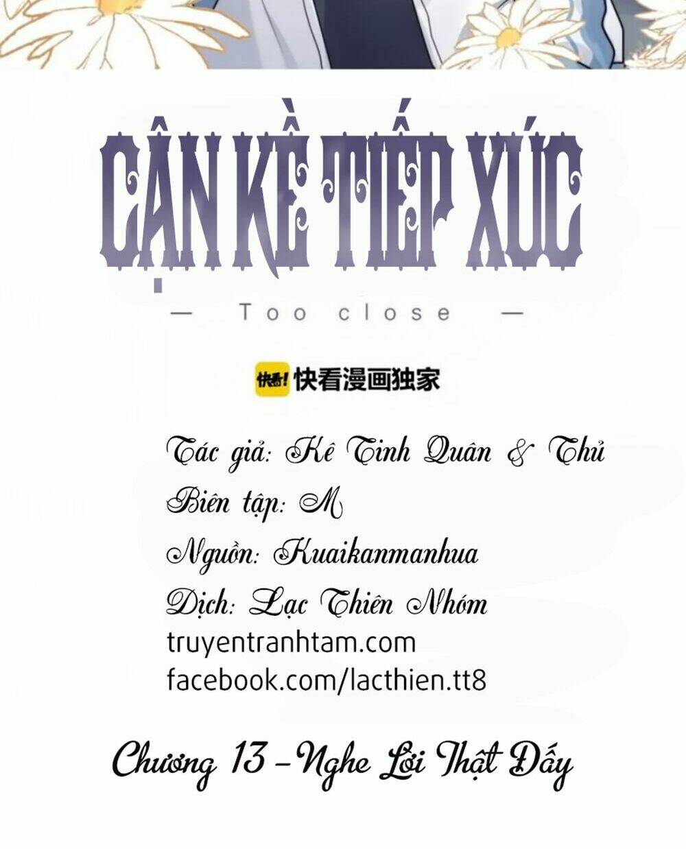 Cận Kề Tiếp Xúc Chapter 13 - Trang 2