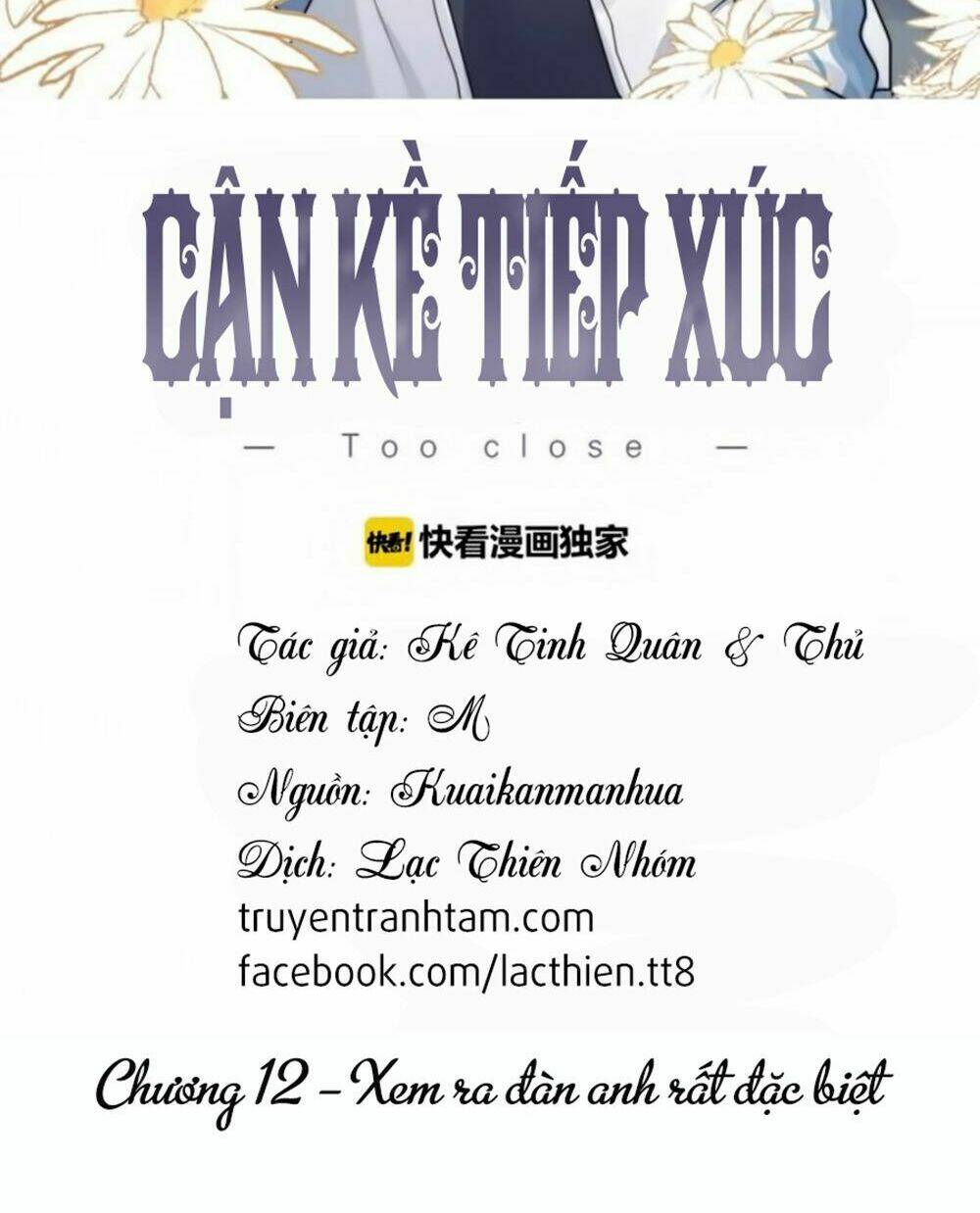 Cận Kề Tiếp Xúc Chapter 12 - Trang 2