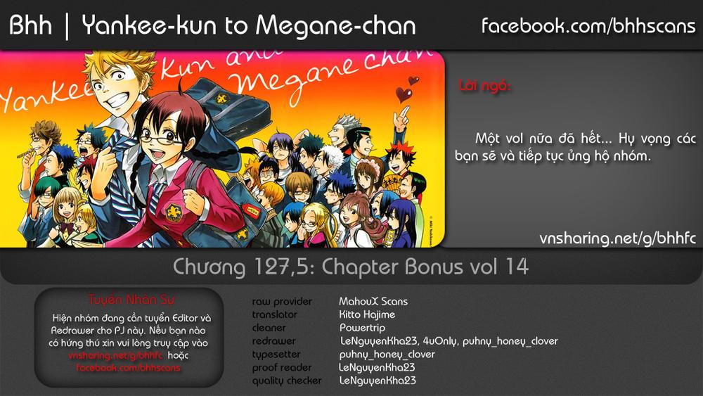 Yankee Kun To Megane Chan Chapter 127.5 - Trang 2