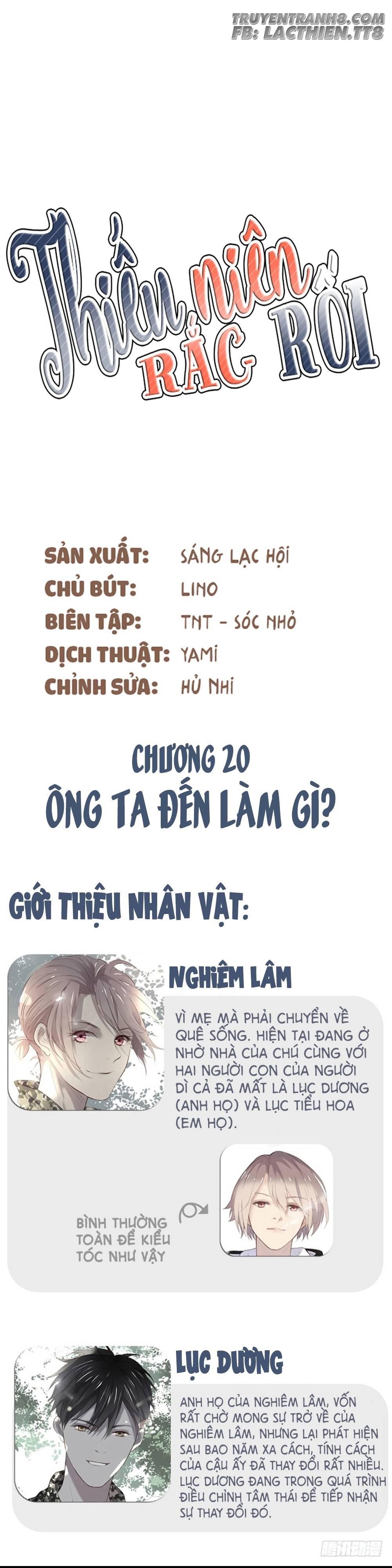 Thiếu Niên Rắc Rối Chapter 20 - Trang 2