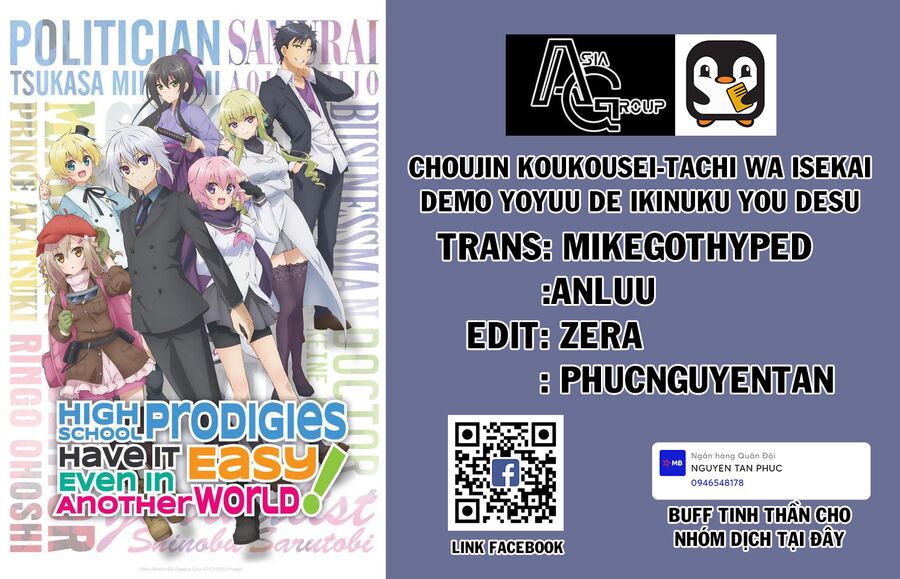 Choujin Koukousei-Tachi Wa Isekai Demo Yoyuu De Ikinuku You Desu Chapter 41.5 - Trang 2