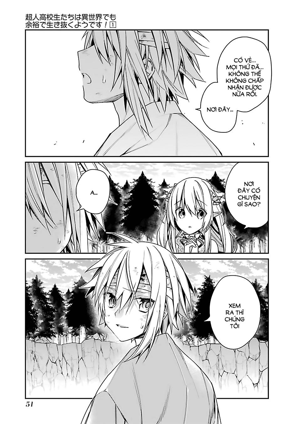 Choujin Koukousei-Tachi Wa Isekai Demo Yoyuu De Ikinuku You Desu Chapter 2 - Trang 2