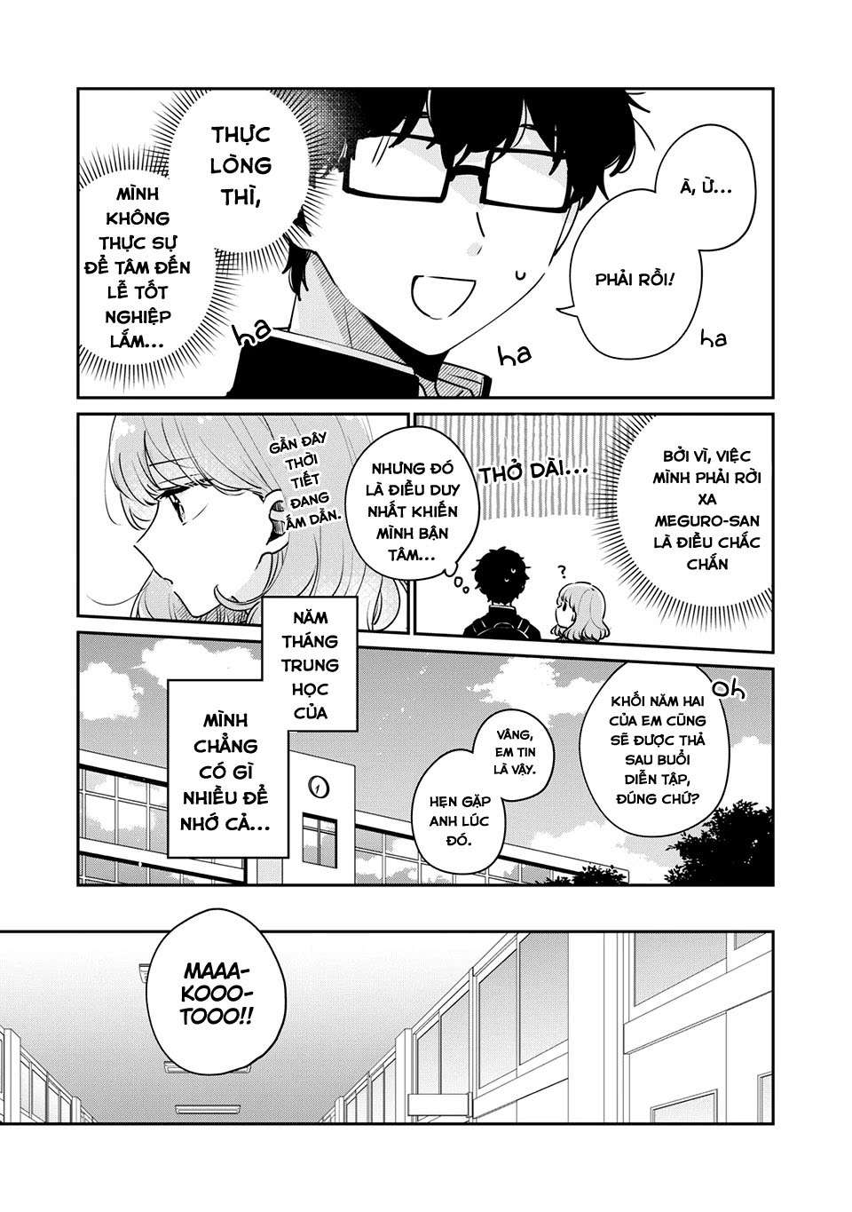 Meguro-San Wa Haijimete Ja Nai Chapter 45 - Trang 2