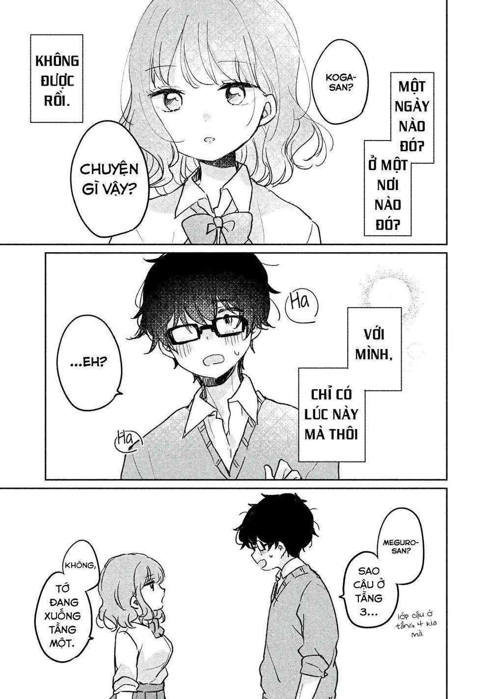 Meguro-San Wa Haijimete Ja Nai Chapter 7 - Trang 2