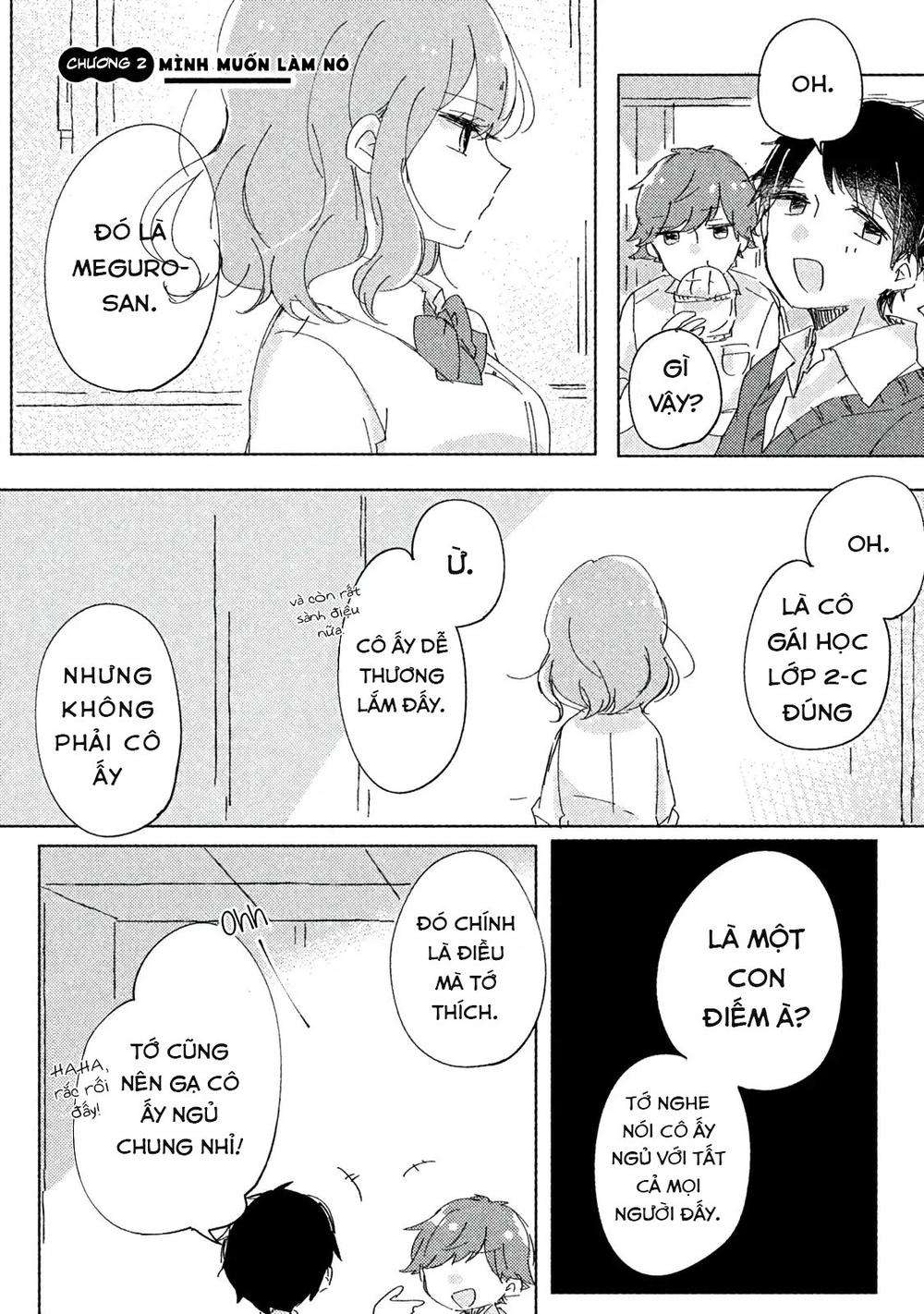 Meguro-San Wa Haijimete Ja Nai Chapter 2 - Trang 2