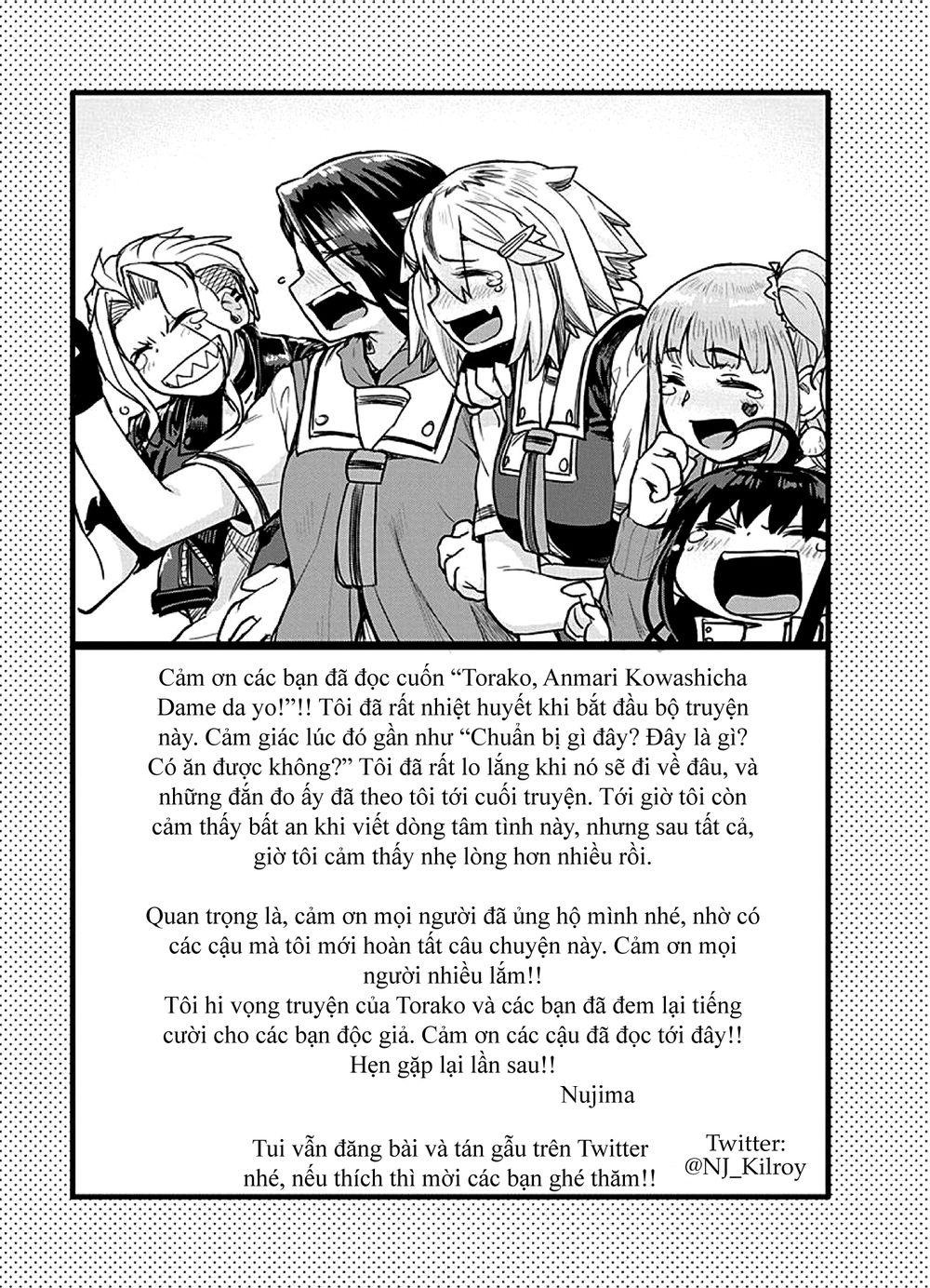 Torako, Anmari Kowashicha Damedayo Chapter 20.5 - Trang 2