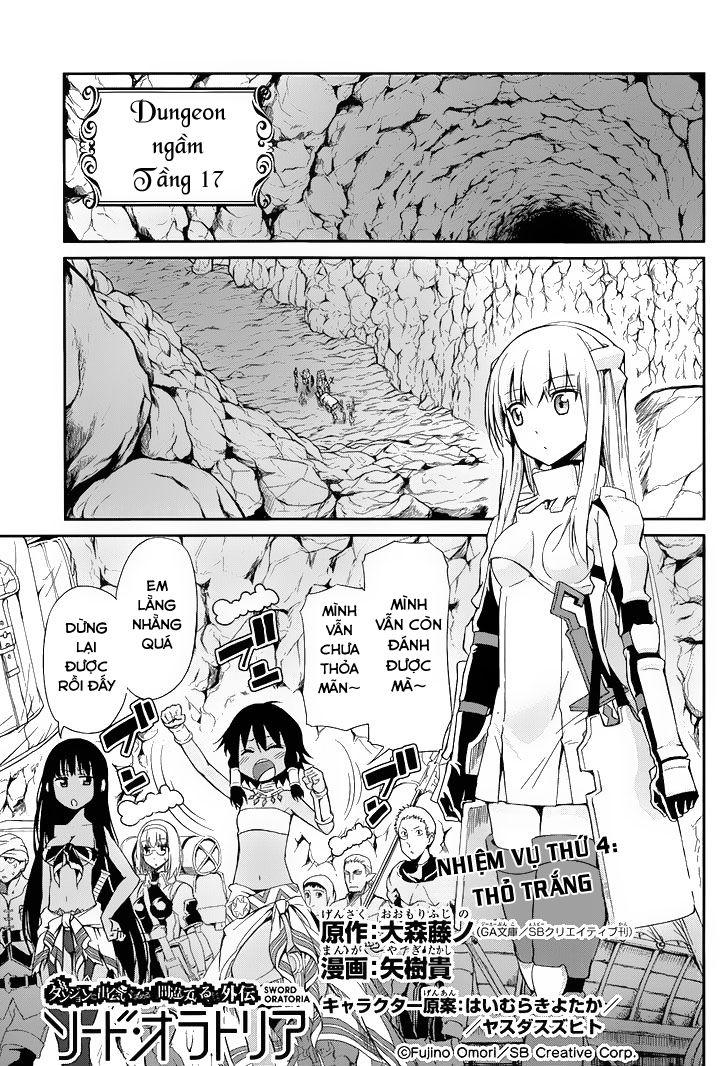 Dungeon Ni Deai Wo Motomeru No Wa Machigatte Iru Darou Ka Gaiden – Sword Oratoria Chapter 4 - Trang 2