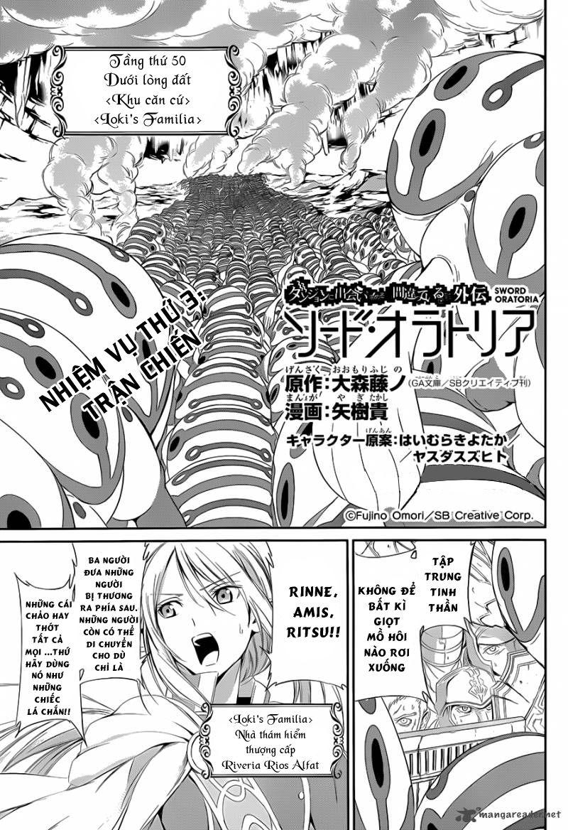 Dungeon Ni Deai Wo Motomeru No Wa Machigatte Iru Darou Ka Gaiden – Sword Oratoria Chapter 3 - Trang 2