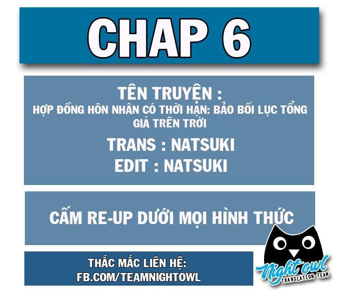 Hợp Đồng Hôn Nhân Có Thời Hạn: Bảo Bối Lục Tổng Giá Trên Trời Chapter 6 - Trang 2