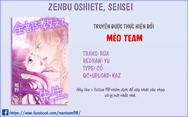 Zenbu Oshiete, Sensei Chapter 17 - Trang 2