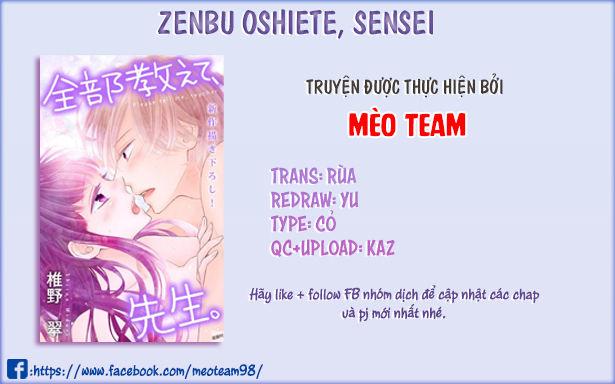 Zenbu Oshiete, Sensei Chapter 15 - Trang 2