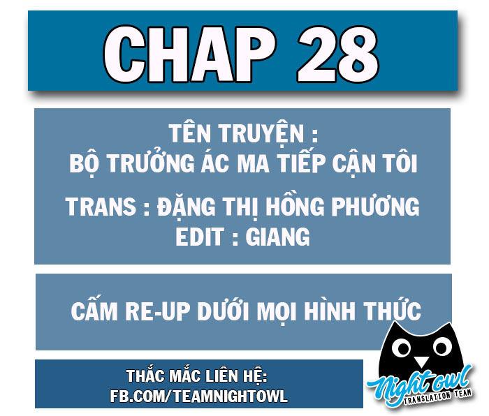 Bộ Trưởng Ác Ma Tiếp Cận Tôi Chapter 28 - Trang 2