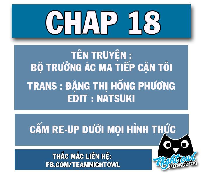 Bộ Trưởng Ác Ma Tiếp Cận Tôi Chapter 18 - Trang 2