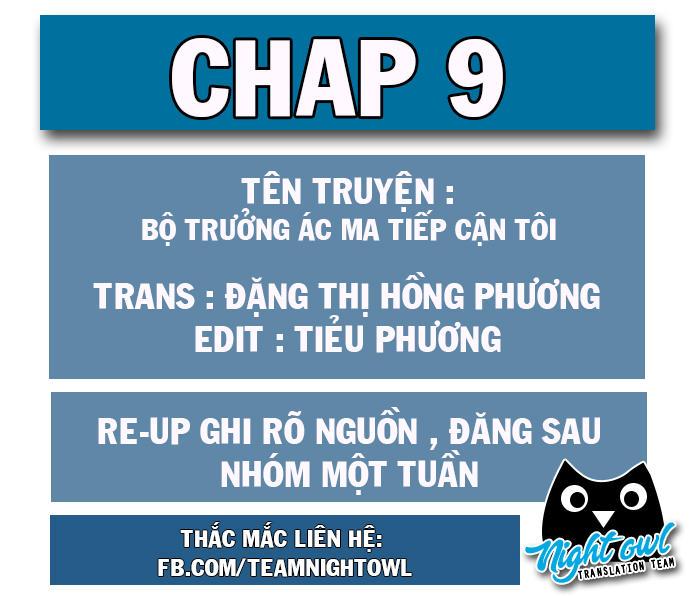 Bộ Trưởng Ác Ma Tiếp Cận Tôi Chapter 9 - Trang 2