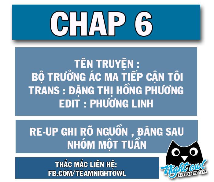 Bộ Trưởng Ác Ma Tiếp Cận Tôi Chapter 6 - Trang 2