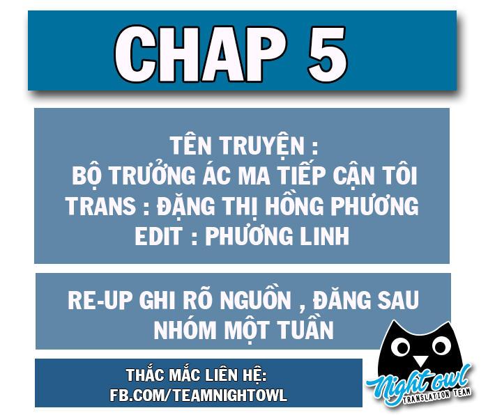 Bộ Trưởng Ác Ma Tiếp Cận Tôi Chapter 5 - Trang 2