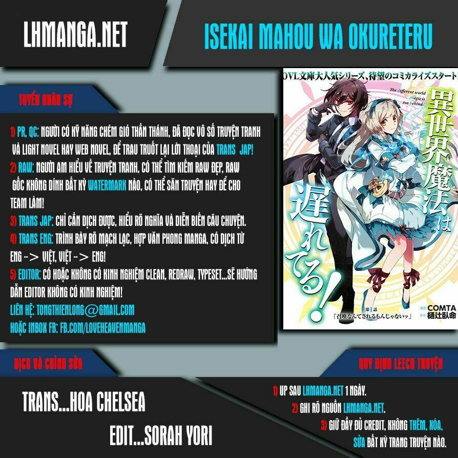 Isekaimahouwaokureteru! Chapter 2 - Trang 2