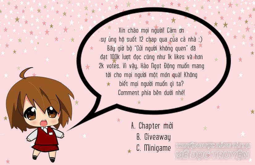 Gửi Người Không Quen Chapter 14 - Trang 2