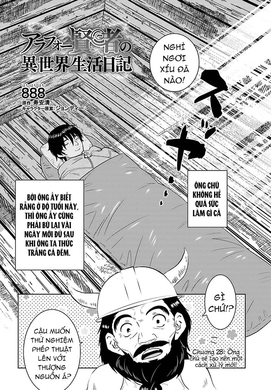 Around 40 Kenja No Isekai Seikatsu Nikki Chapter 28 - Trang 2