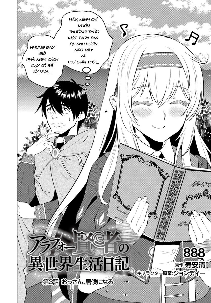 Around 40 Kenja No Isekai Seikatsu Nikki Chapter 4 - Trang 2