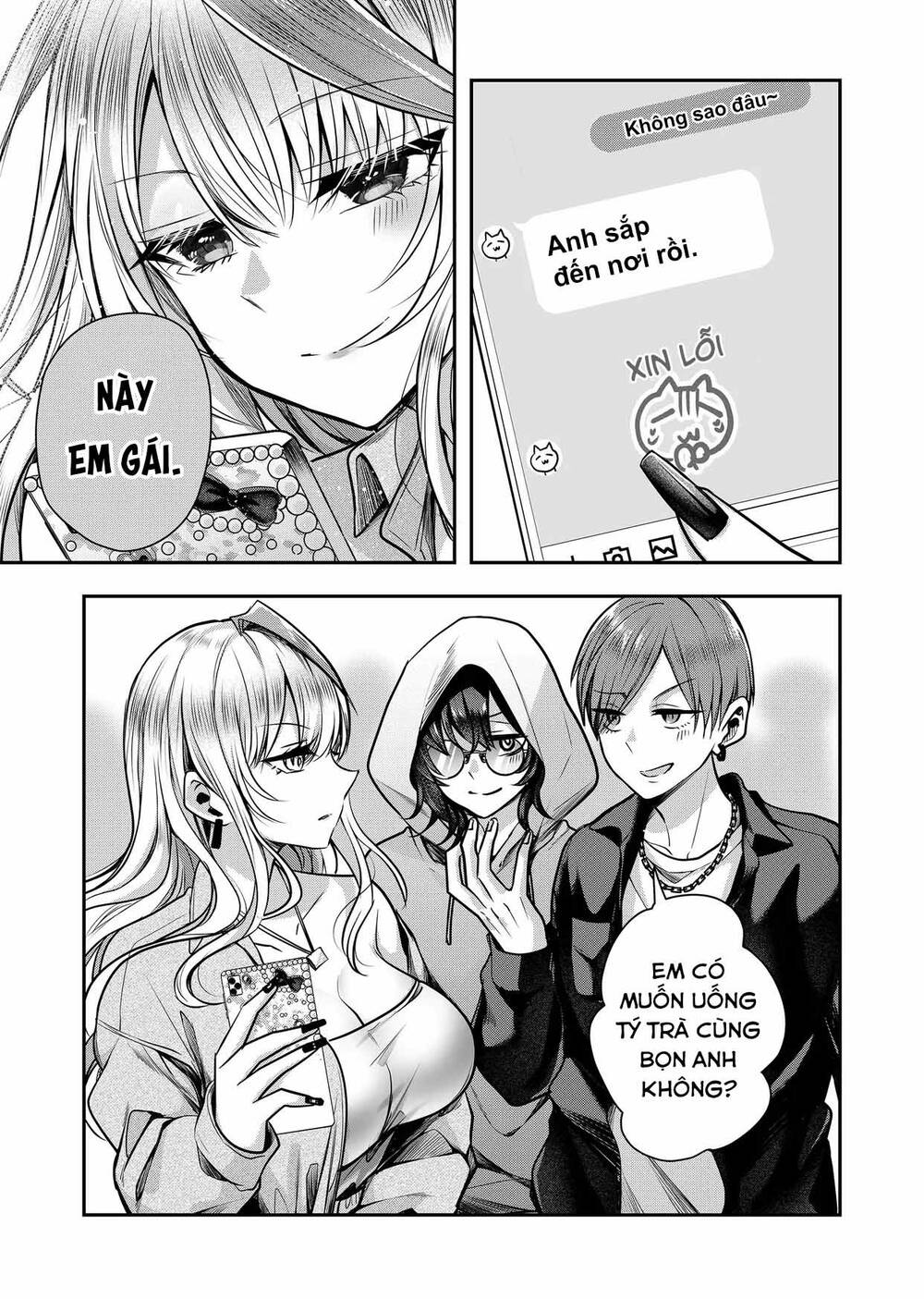 Bí Mật Của Cô Vợ Gyaru Chapter 3 - Trang 2