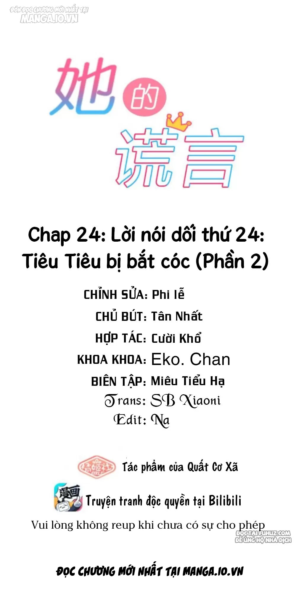 Lời Nói Dối Của Cô Ấy Chapter 24 - Trang 2