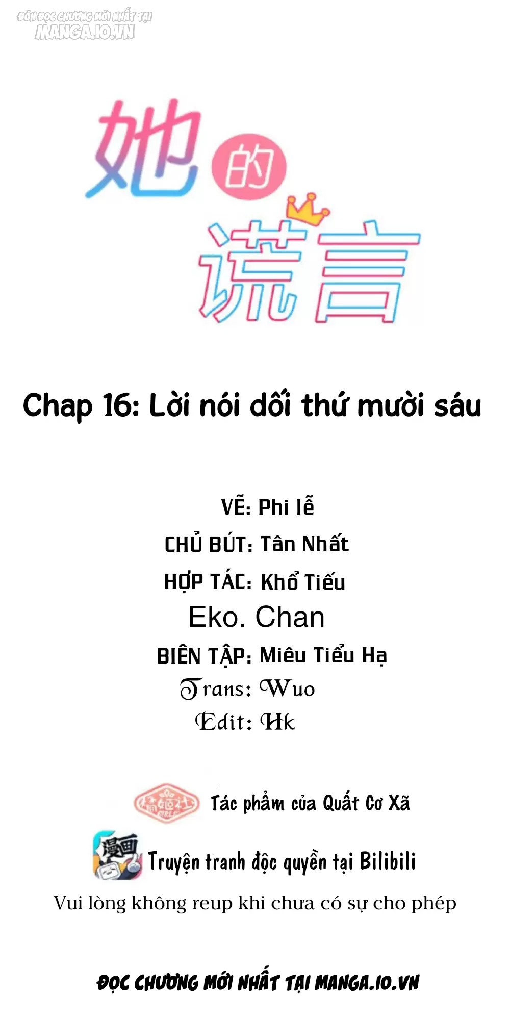 Lời Nói Dối Của Cô Ấy Chapter 16 - Trang 2