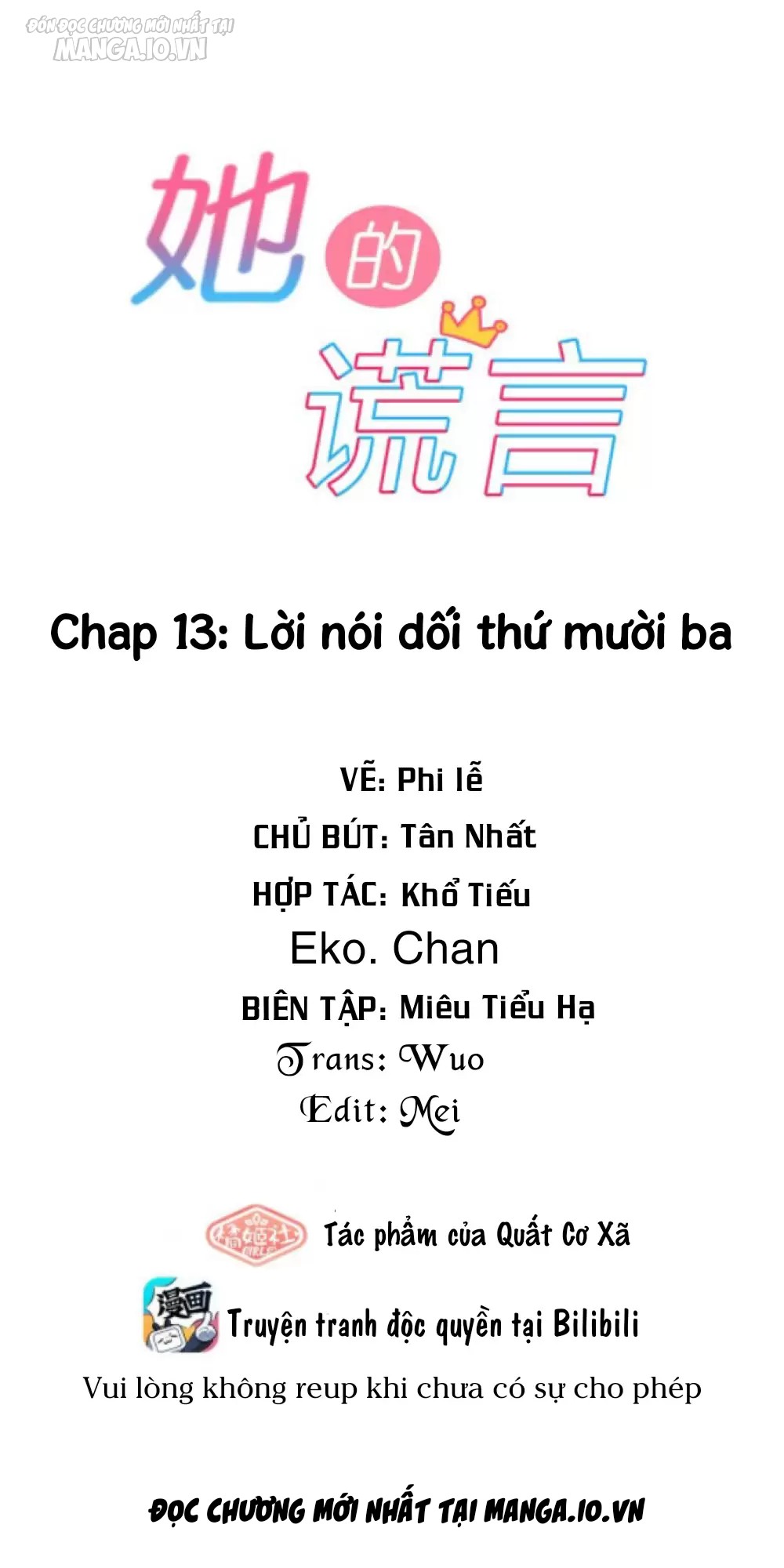 Lời Nói Dối Của Cô Ấy Chapter 13 - Trang 2