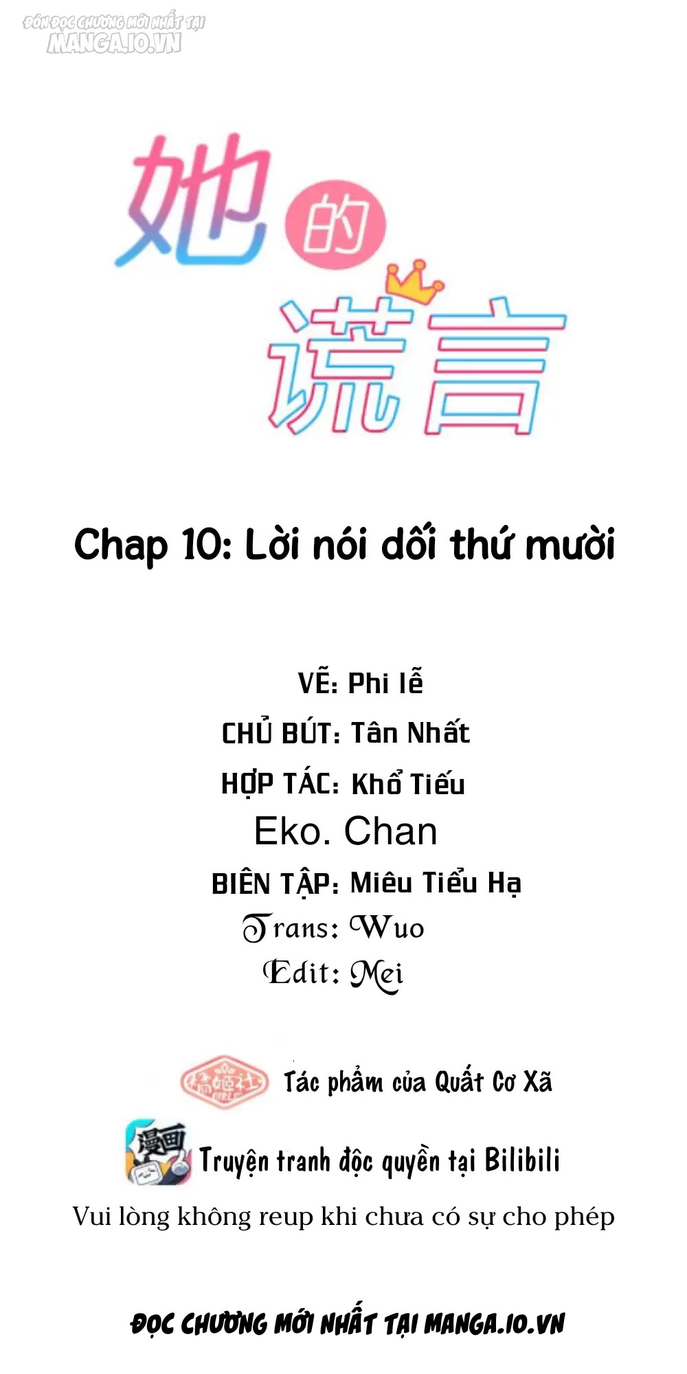 Lời Nói Dối Của Cô Ấy Chapter 10 - Trang 2