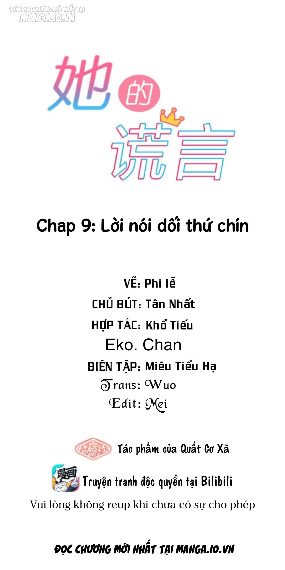 Lời Nói Dối Của Cô Ấy Chapter 9 - Trang 2