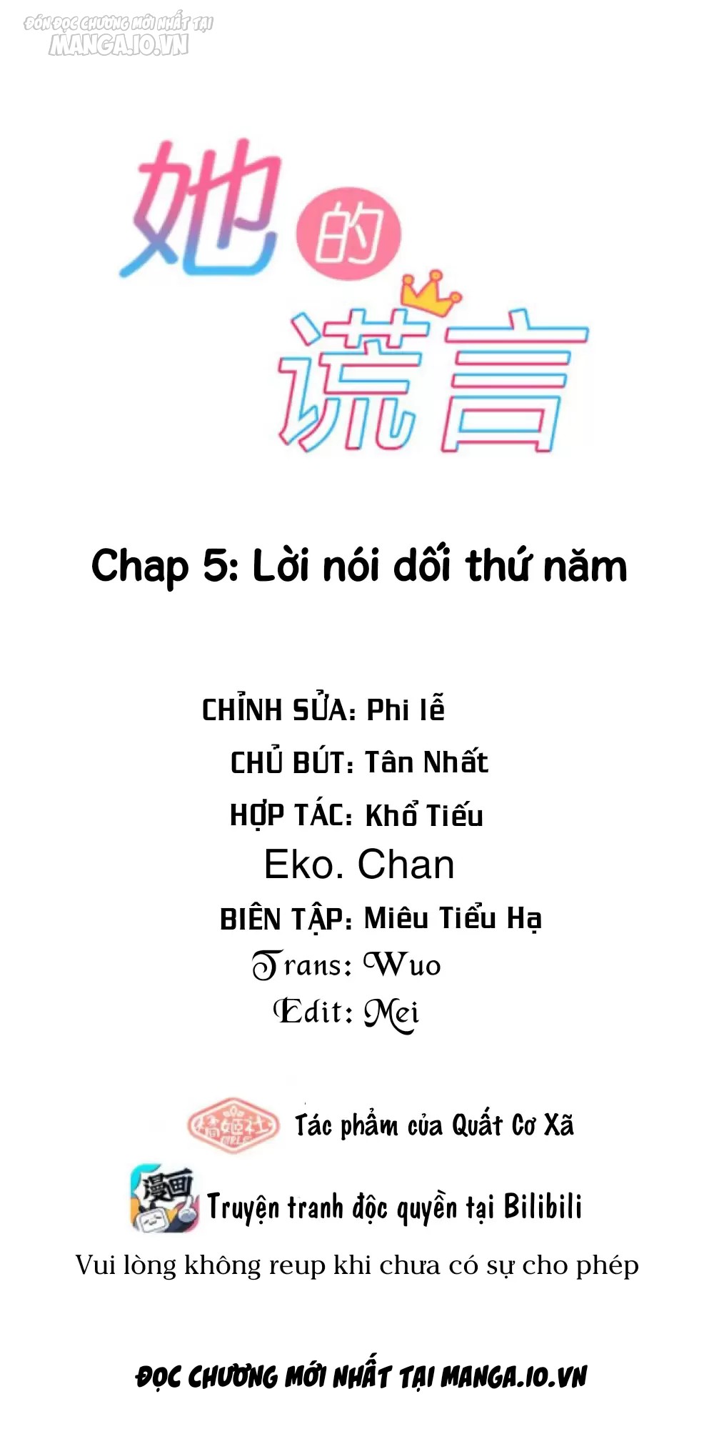 Lời Nói Dối Của Cô Ấy Chapter 5 - Trang 2