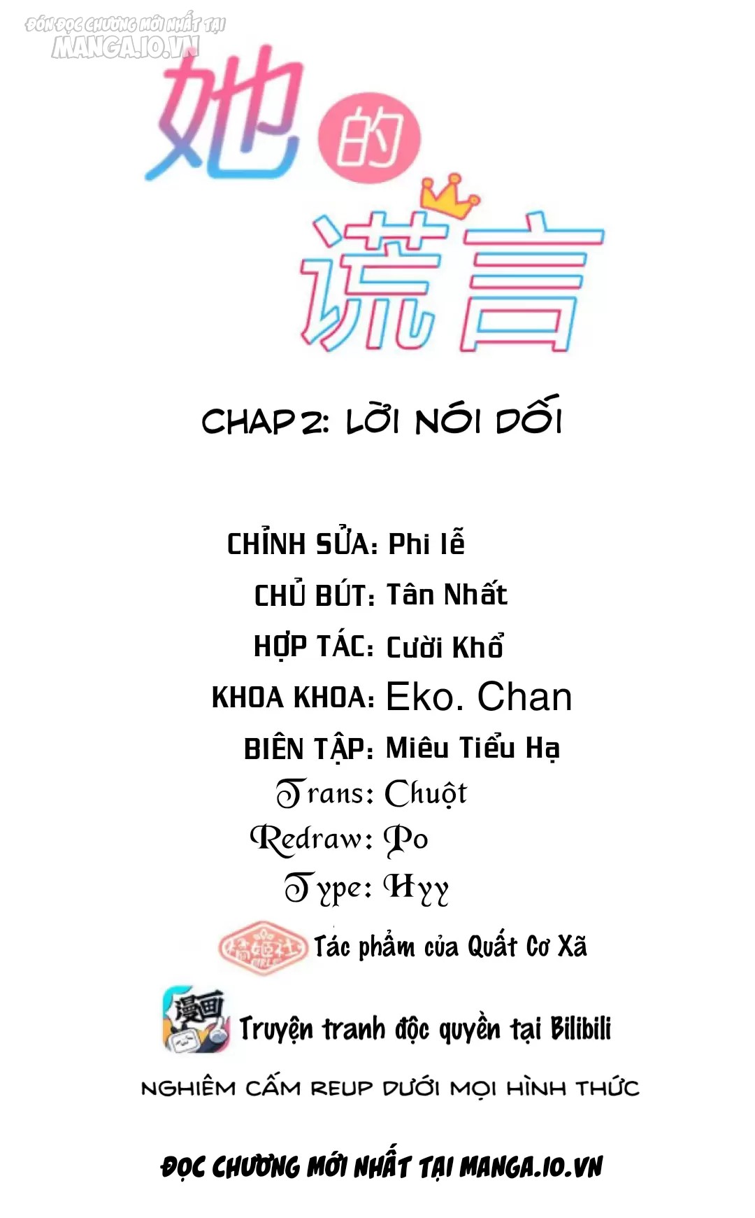 Lời Nói Dối Của Cô Ấy Chapter 2 - Trang 2