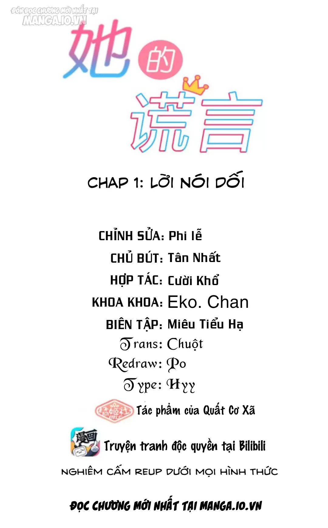 Lời Nói Dối Của Cô Ấy Chapter 1 - Trang 2