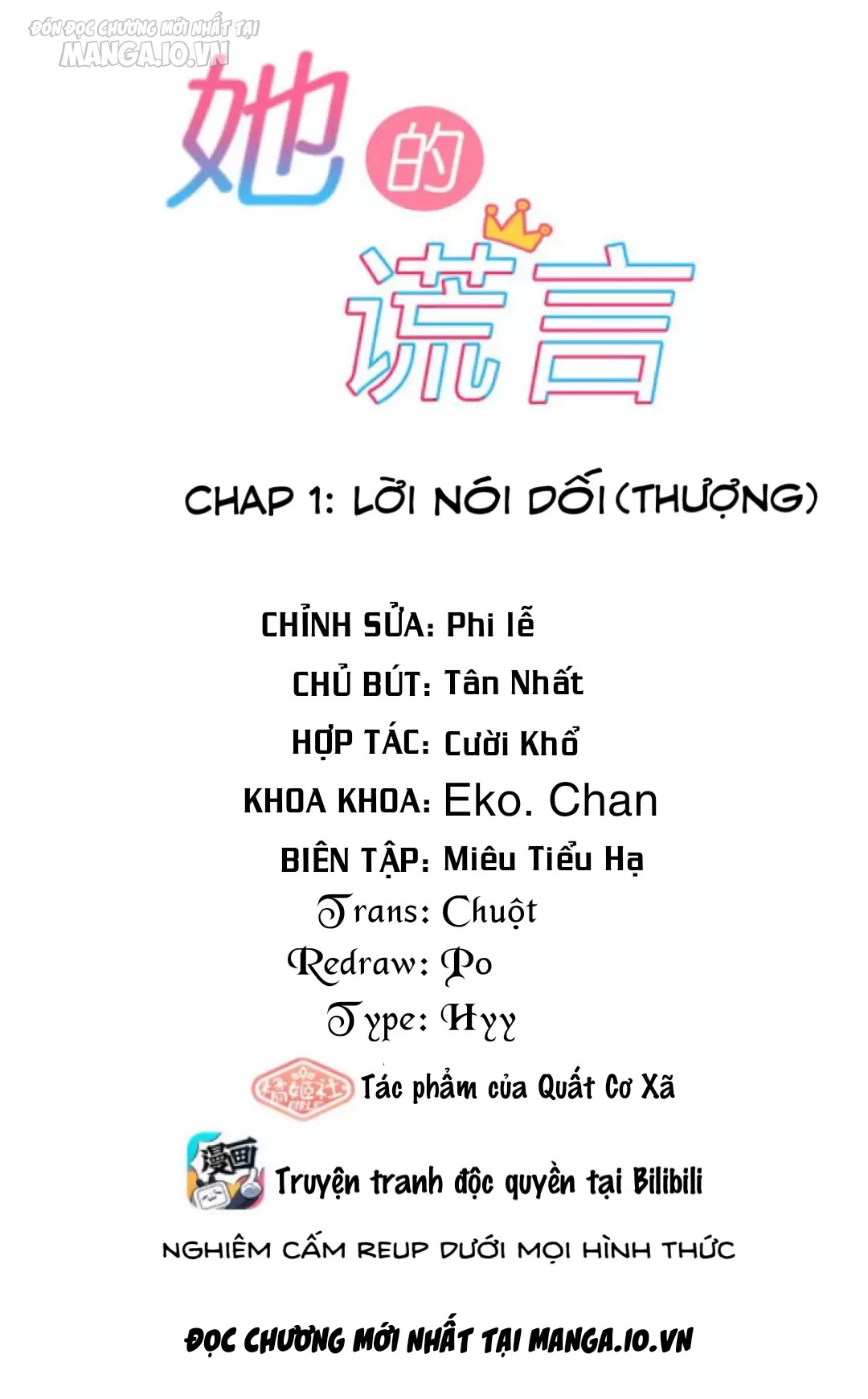 Lời Nói Dối Của Cô Ấy Chapter 1 - Trang 2